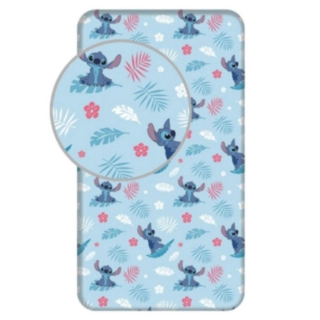 Lilo & Stitch® Bomullslakan Ljusblå