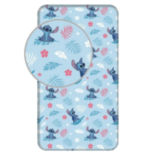 Lilo & Stitch® Bomullslakan Ljusblå