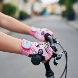 Minnie Mouse® Cykelhandskar Ljusrosa