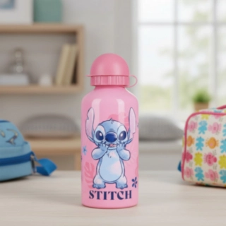 Lilo & Stitch® Uppfriskande Vattenflaska Ljusrosa