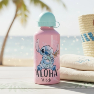 Lilo & Stitch® Aloha Vattenflaska Ljusrosa
