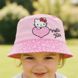 Hello Kitty® Bucket Hat Rosa/Ljusrosa