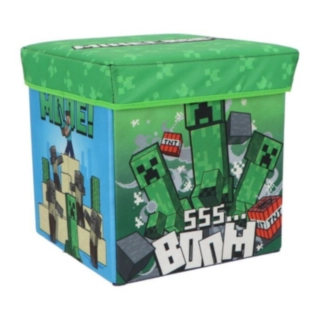Minecraft® Leksakslåda & Pall