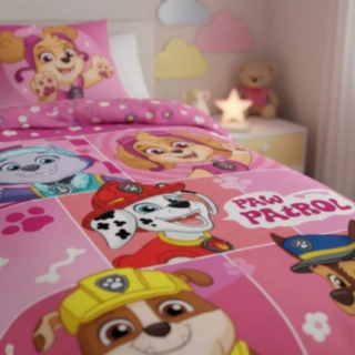 Paw Patrol® Friends Bomull Sängkläder Ljusrosa