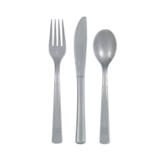 Plastbestick Silver