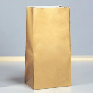 Party Papperspåsar Guld