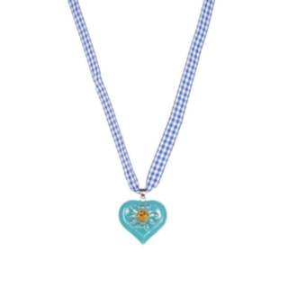 Edelweiss Oktoberfest Halsband Blå