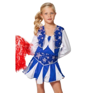 Cheerleader Barndräkt Blå