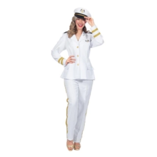 Marinofficer Maskeraddräkt Vit