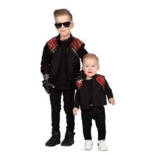 Punker Väst Babydräkt