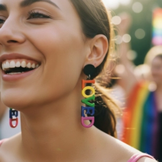 Loved Pride Örhängen