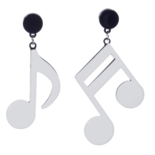 Musiknoter Örhängen