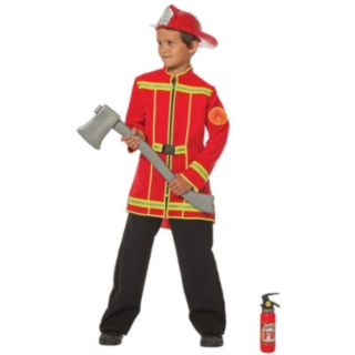 Brandman Jacka Barndräkt