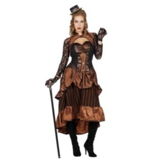 Viktoriansk Steampunk Maskeradklänning