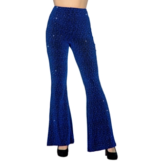 Glitter Discobyxor Blå