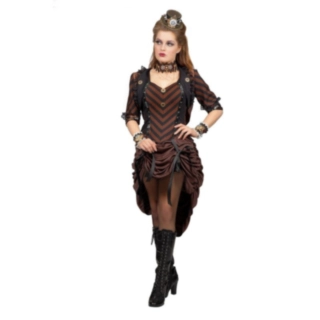 Steampunk Viktoriansk Klänning Maskeraddräkt