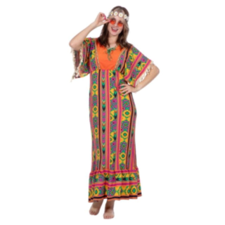 Hippie Maxiklänning Maskeraddräkt