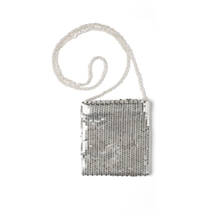Paljettväska Silver