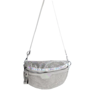 Paljettväska Silver