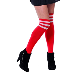 Cheerleader Knästrumpor Röda