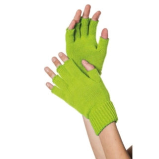 Fingerlösa Handskar Ljusgrön