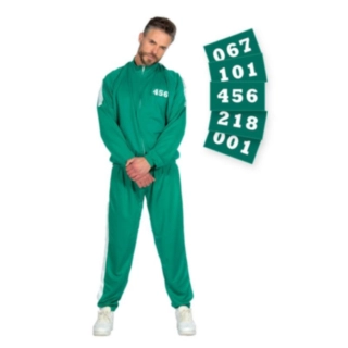 Grön Deltagare Maskeraddräkt
