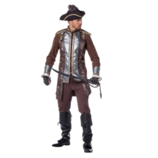 Misty Piratkapten Maskeraddräkt