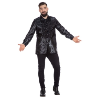 Disco Volangskjorta Svart