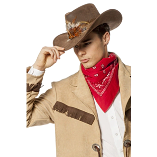 Cowboyhatt Med Fjädrar
