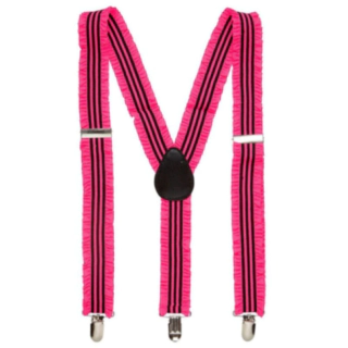 Neon Hängslen Rosa