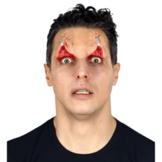 Halloween Uppfläkta Latexögonlock
