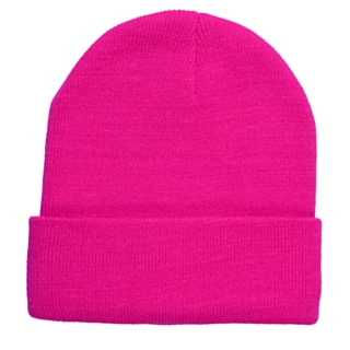 Neonrosa Mössa