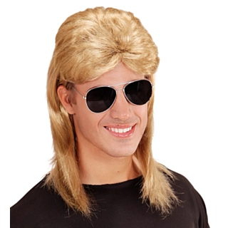 80-tal Mulletperuk & Glasögon Blond