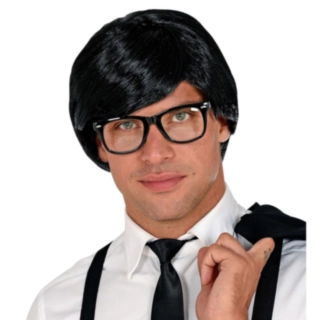 Clark Kent Peruk Svart