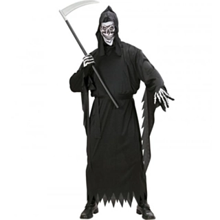Svart Dödsängel Maskeraddräkt