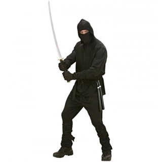 Ninja Svart Maskeraddräkt