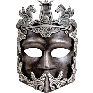 Pegasus Krigare Mask Silver
