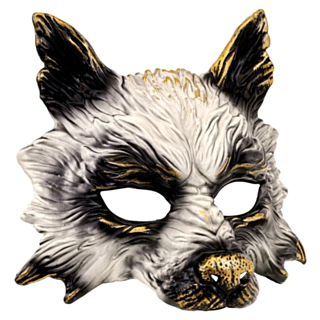 Varg Mask Silver/Guld