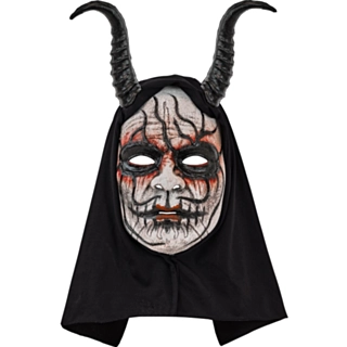 Djävulsk Hornmask Svart