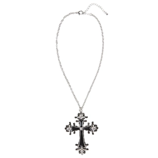 Svart Kors Halsband