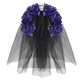 Day Of The Dead Diadem Lila