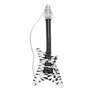 Uppblåsbar Rockgitarr Zebra