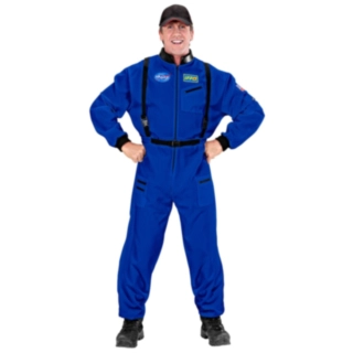 Blå Astronaut Maskeraddräkt
