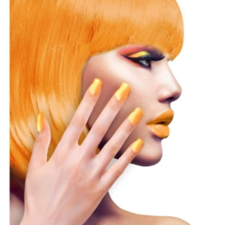 Neon Naglar Orange