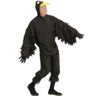Svart Kråka Maskeraddräkt