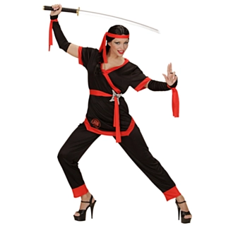 Ninja Kvinna Maskeraddräkt