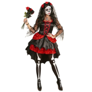 Day of the Dead Brud Maskeraddräkt