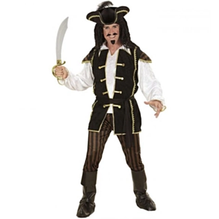 Cool Piratkapten Maskeraddräkt