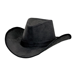 Svart Cowboyhatt