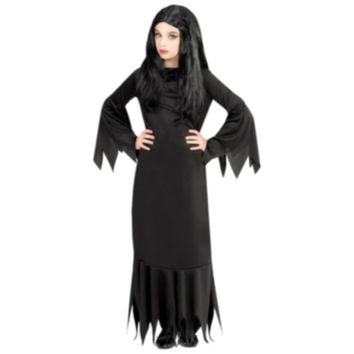Morticia Klänning Barndräkt